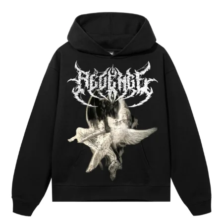 FALLEN ANGEL HOODIE BLACK