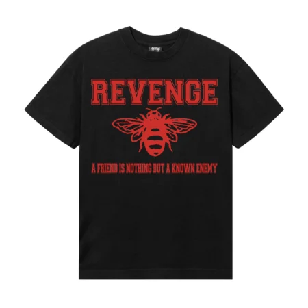 FRIEND TEE BLACK/RED