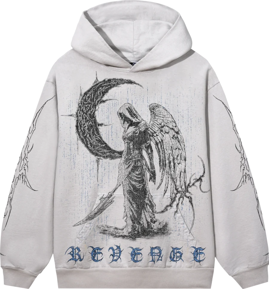 SCYTHE HOODIE CEMENT/BLUE