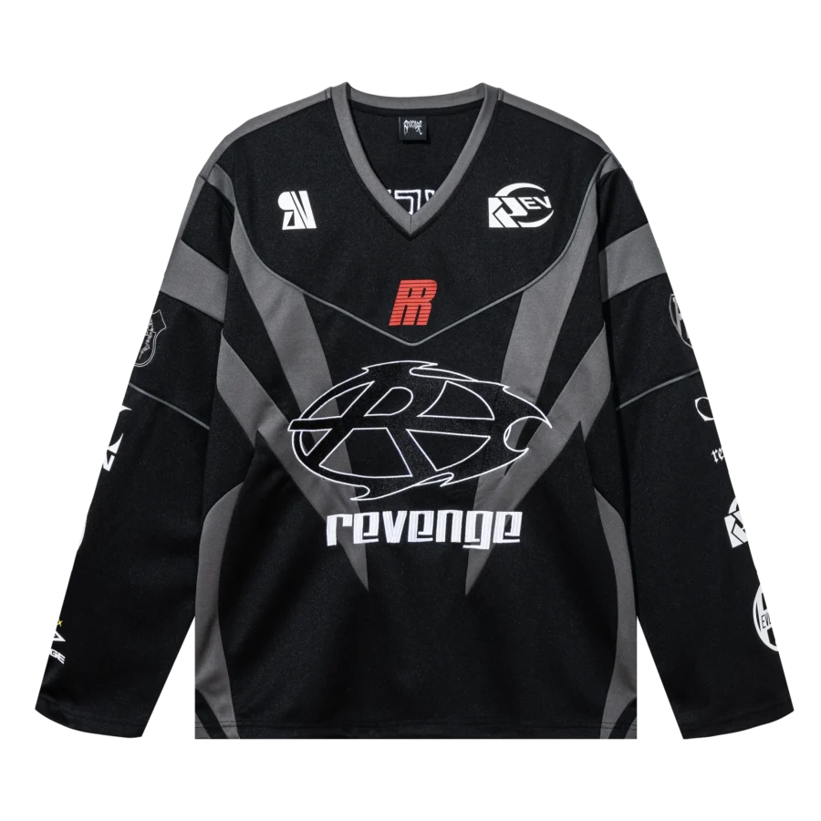 REVENGE RACER PATCH JERSEY BLACK