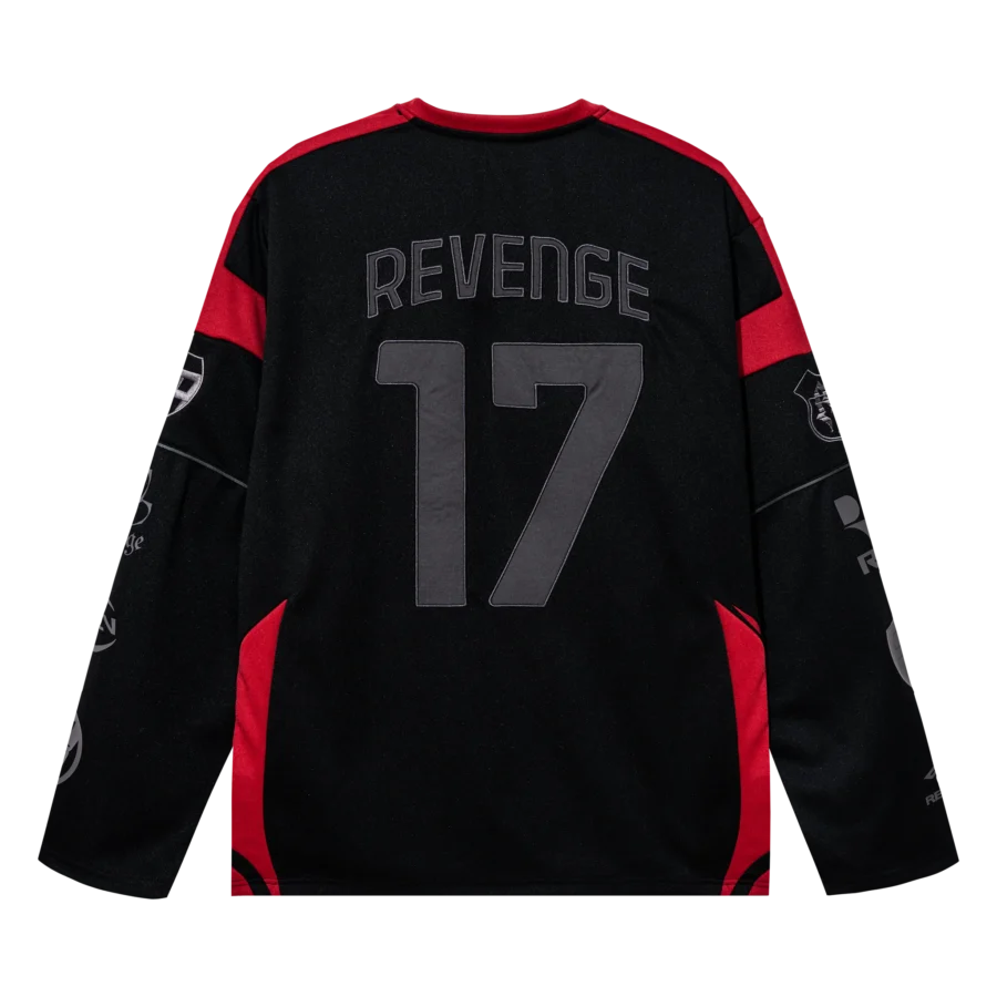 REVENGE RACER PATCH JERSEY BLACK/RED