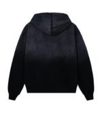 Revenge Embroidered Arch Logo Zip Washed Black/White back view