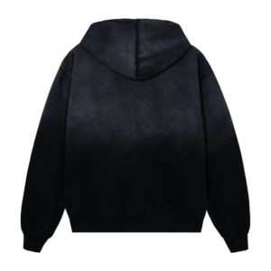 Revenge Embroidered Arch Logo Zip Washed Black/White back view