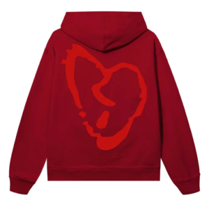 XXXTentacion Hoodie Revenge Lightning Heartbreak Red back view