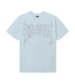 CRADLE OF BONES TEE BABY BLUE/GREY front view