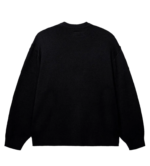 Revenge Arch Logo Knit Sweater Black/White back view