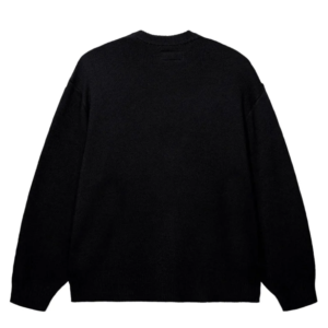 Revenge Arch Logo Knit Sweater Black/White back view