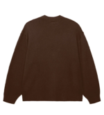 Revenge Arch Logo Knit Sweater Brown/Black back view