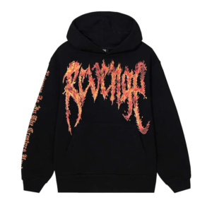 Black Revenge Hoodie Inferno front view