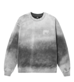 Revenge Distressed Washed Embroidered Crewneck Charcoal front view