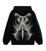 Revenge Clothing Hoodie Black back view