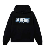 Revenge Black Hoodie front view with graphic design