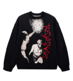 Revenge St. John Knit Sweater Black front view