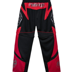 Revenge Racer Patch Convertible Pant Black/Red back view