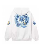 Revenge Hoodie White back view