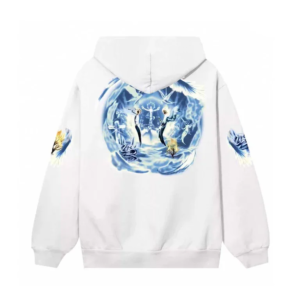 Revenge Hoodie White back view